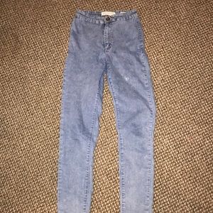 Light wash high waisted pacsun jeans